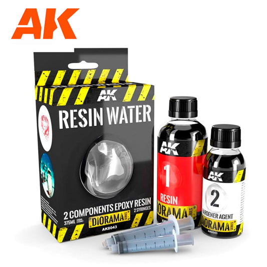 AK Interactive:  Resin Water 2 Part Epoxy Resin 375ml