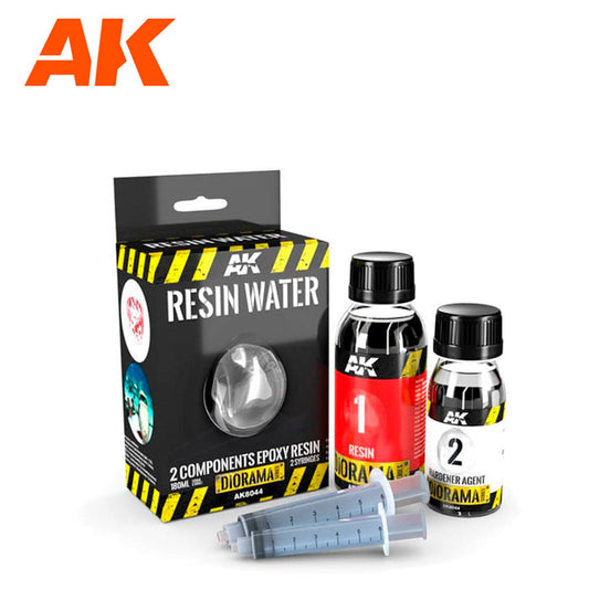 AK Interactive:  Resin Water 2 Part Epoxy Resin 180ml
