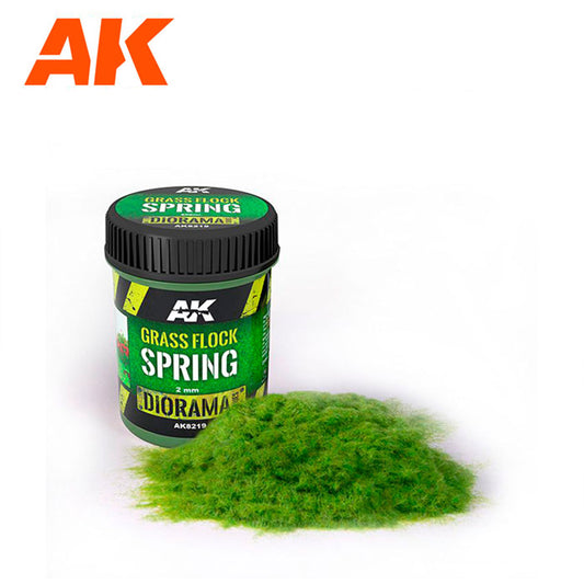 AK Interactive:  Grass Flock 2mm Spring