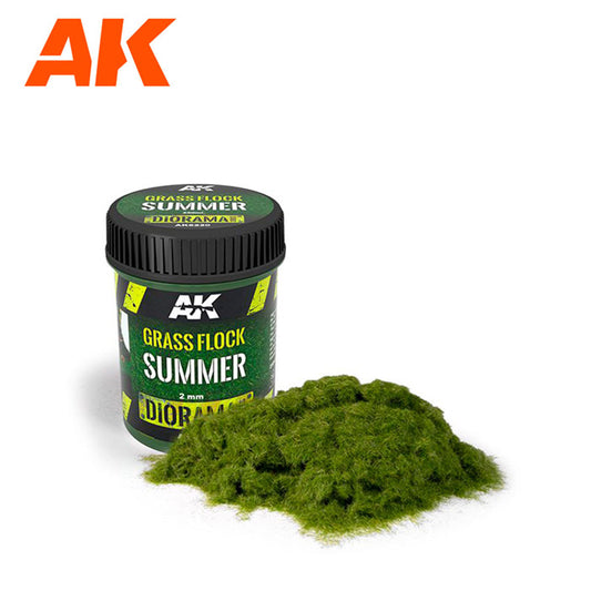 AK Interactive:  Grass Flock 2mm Summer