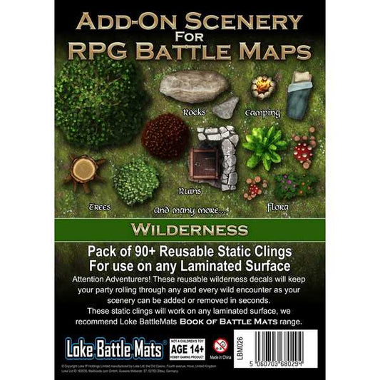 Loke Battlemats: Add-On Scenery - Wilderness