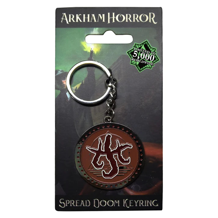 Arkham Horror Spread Doom Key Ring