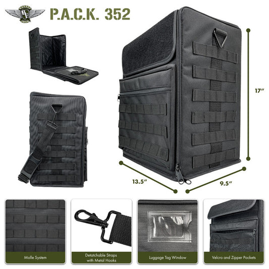 (352) P.A.C.K. 352 Molle Pluck Foam Load Out (Black)