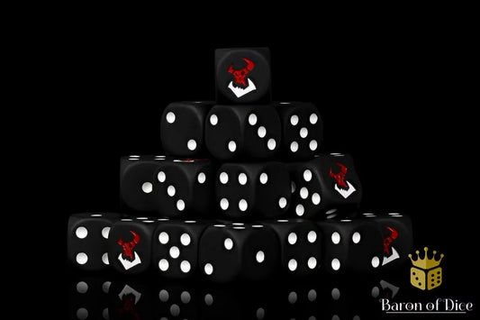 Black Orcs Dice Set (Round) - Baron of Dice