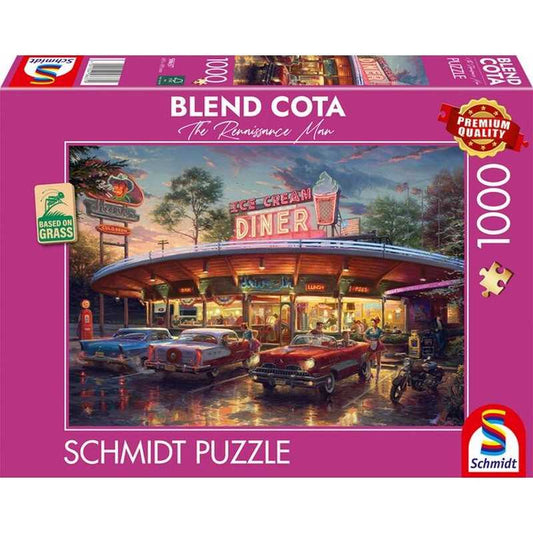 Blend Cota: American Diner (1000 piece jigsaw puzzle)