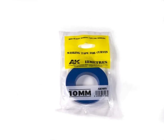AK Interactive - Blue Masking Tape For Curves 10mm