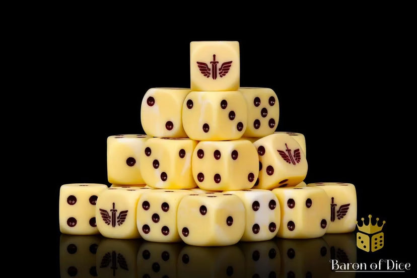 Broken Angels Dice Set (Round) - Baron of Dice