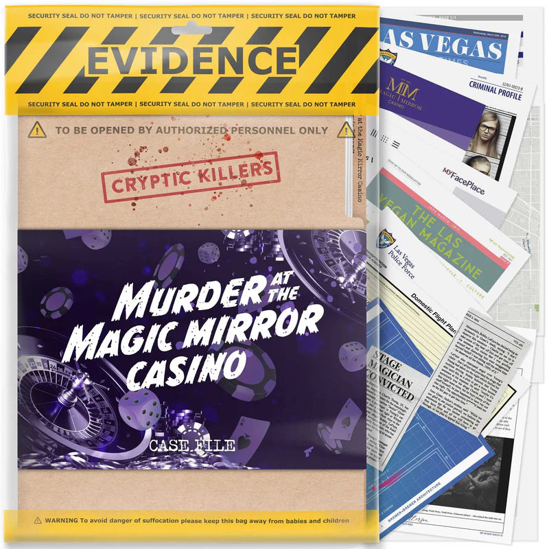 Cryptic Killers - Murder at the Magic Mirror Casino (UK)