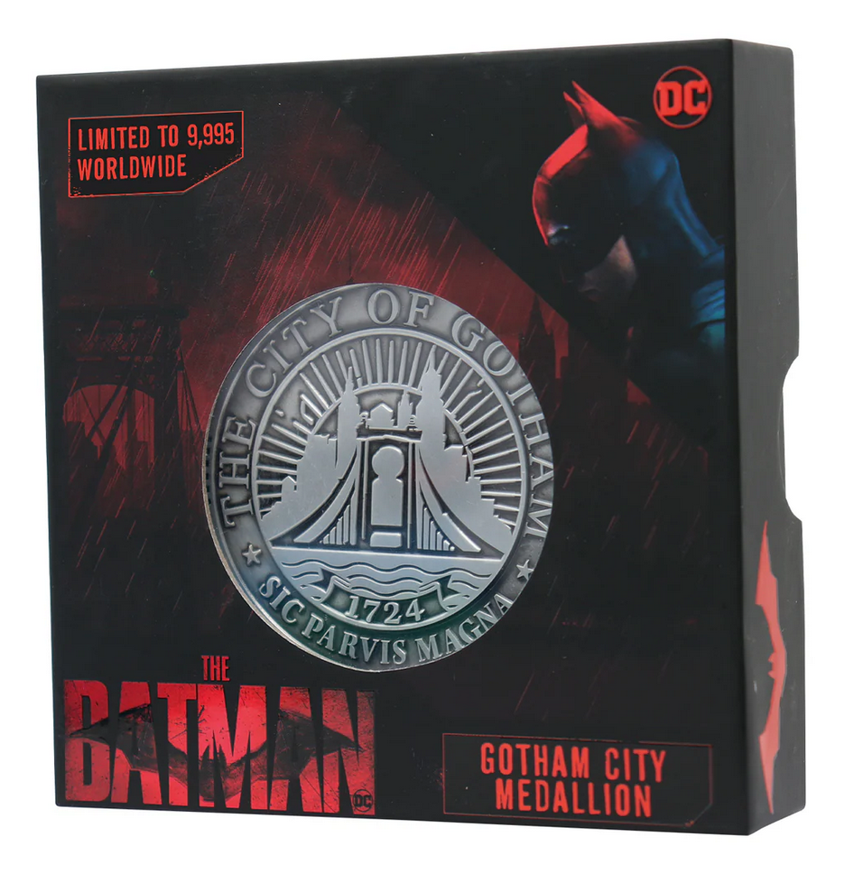 DC The Batman Limited Edition City of Gotham Medallion