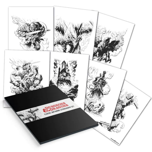 Dungeons & Dragons Limited Edition Lithograph Set
