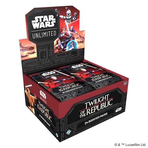 Star Wars: Unlimited Twilight of the Republic Booster Display (24 packs) - Collection only