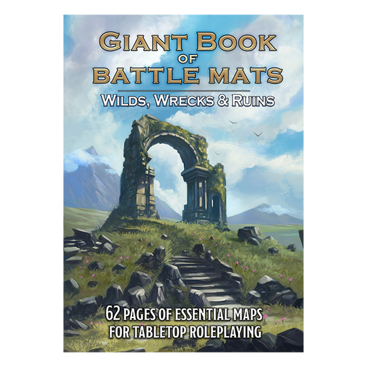 Giant Book of Battle Mats - Wilds, Wrecks & Ruins