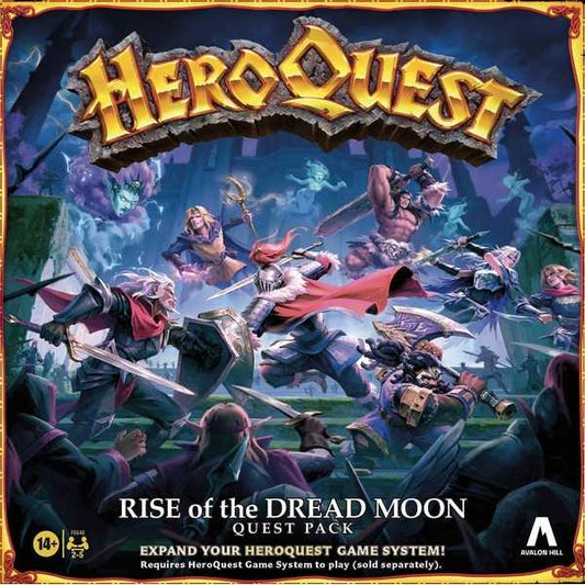 Heroquest Rise Of The Dread Moon expansion