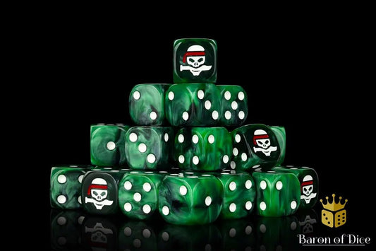 Jungle Fighters Dice Set (Round) - Baron of Dice