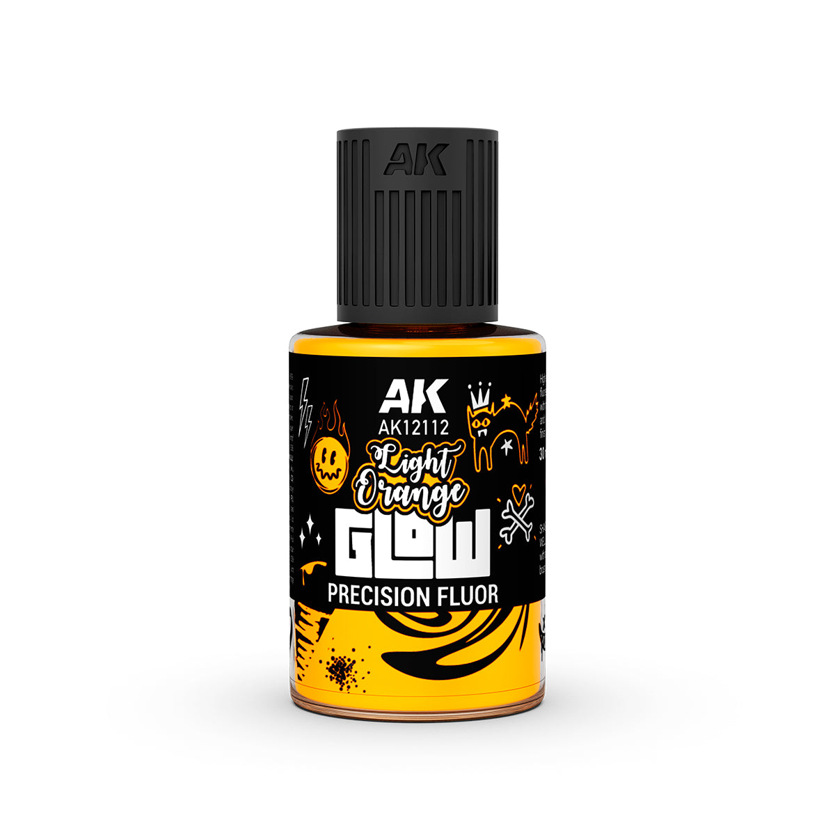 AK Interactive: Light Orange Glow Precision Fluor 30ml