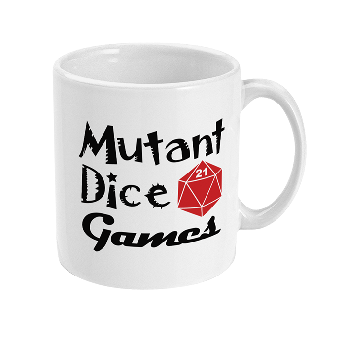 Mutant Dice Games Logo Mug