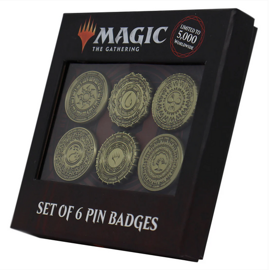 Magic the Gathering Mana Symbol Pin Badge Set