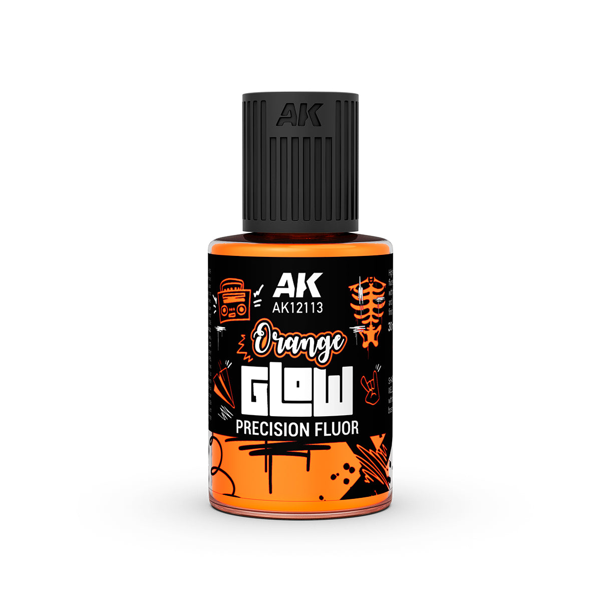 AK Interactive: Orange Glow Precision Fluor 30ml