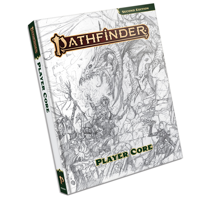 Pathfinder RPG: Pathfinder Player Core Sketch Cover