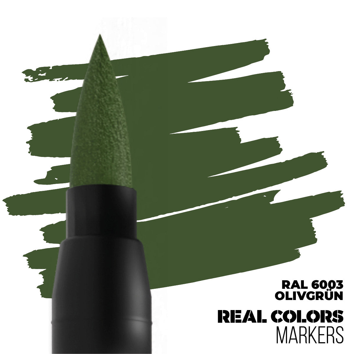 Real Colors Marker: RAL 6003 Olivgrün