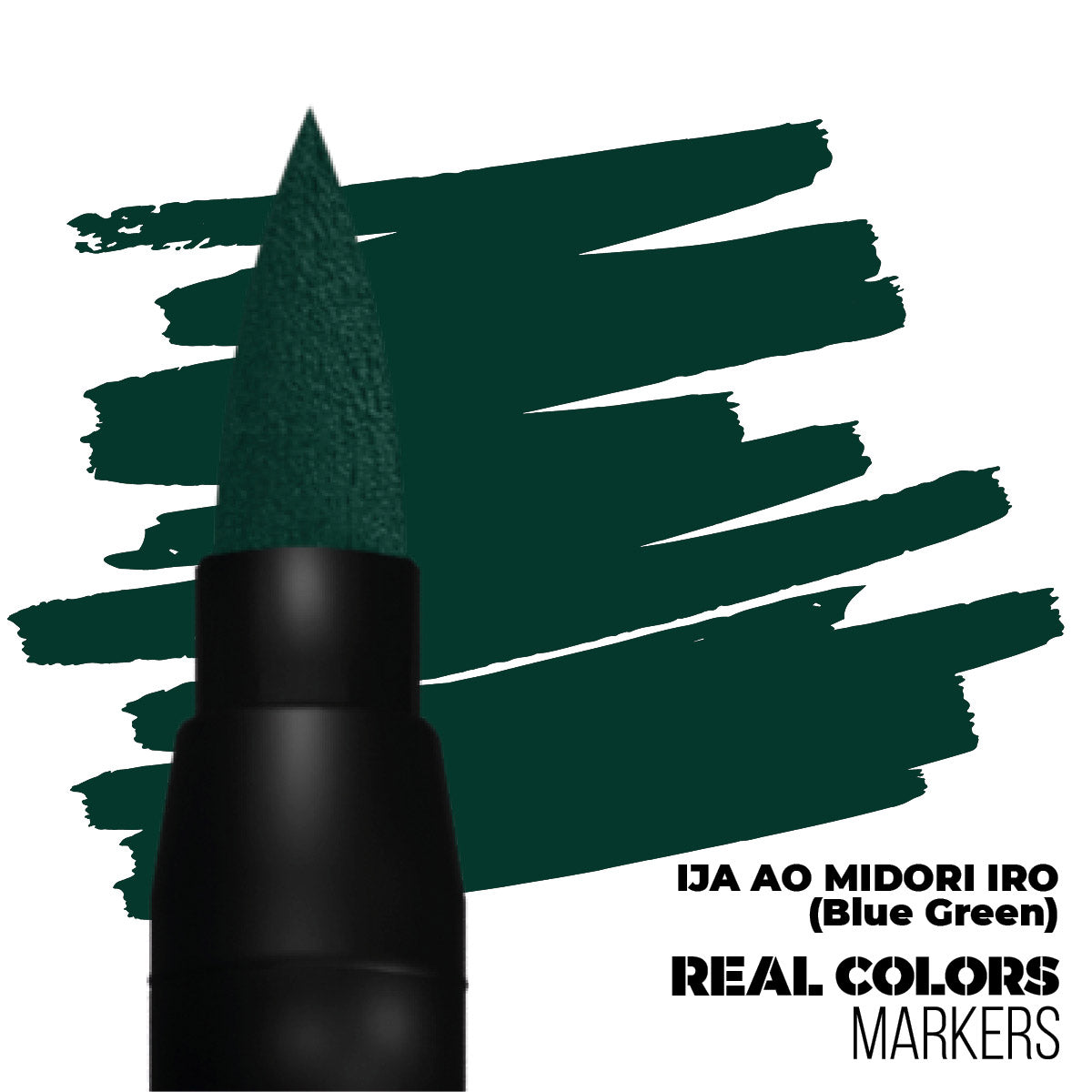 Real Colors Marker: IJA AO Midori Iro (Blue Green)