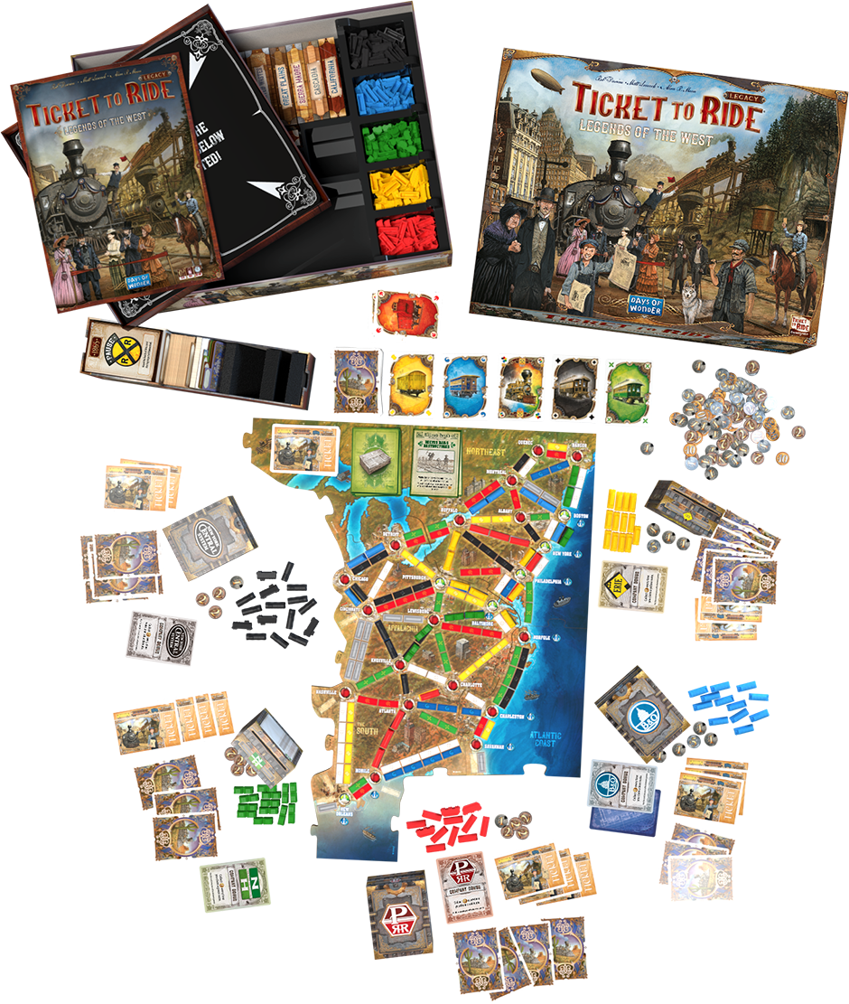 Ticket to Ride Legacy: Legends of the West
