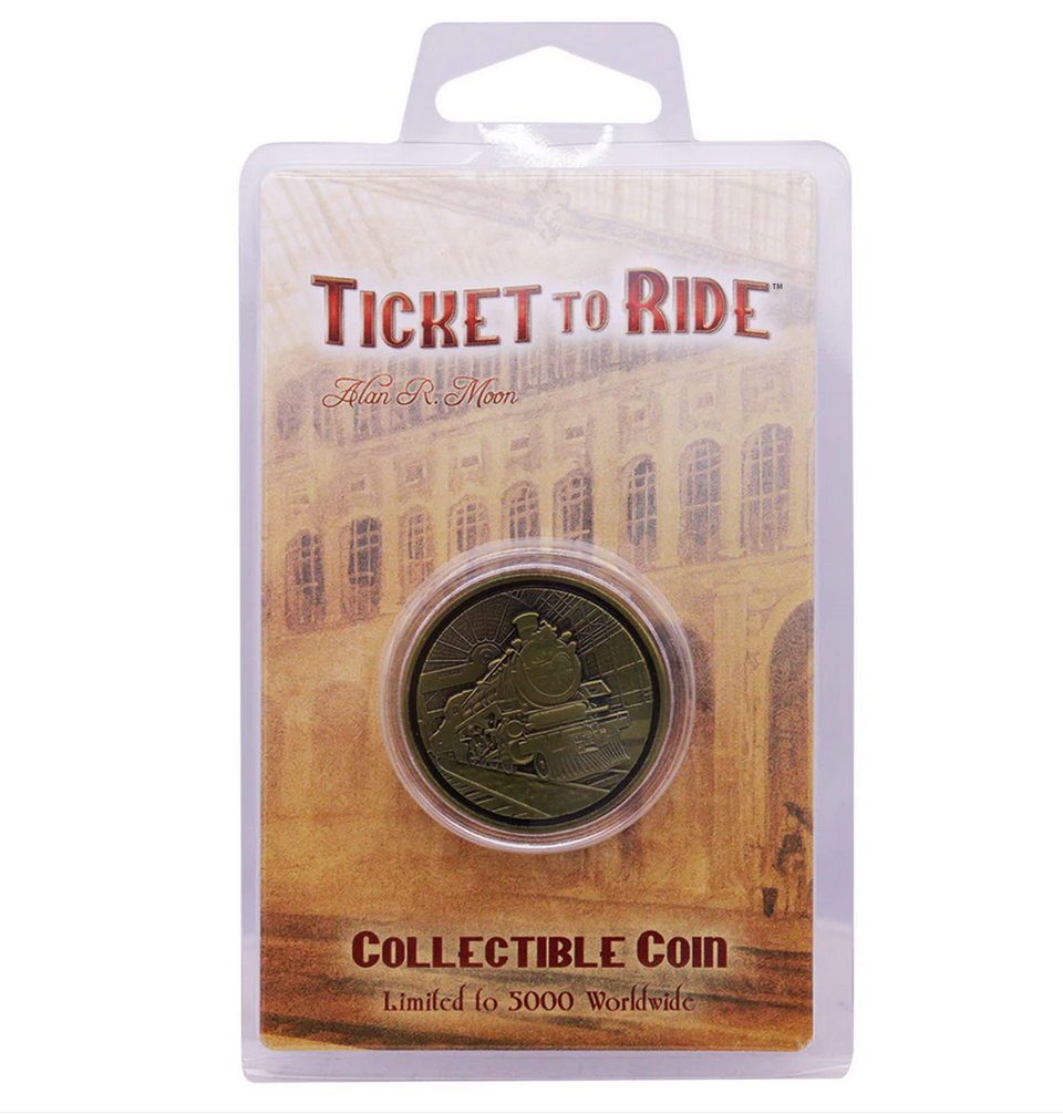 Ticket to Ride Limited Edition Collectible Train Coin