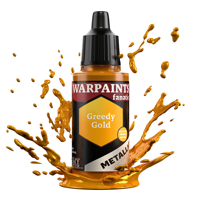 Warpaints Fanatic Metallic: Greedy Gold - 18ml