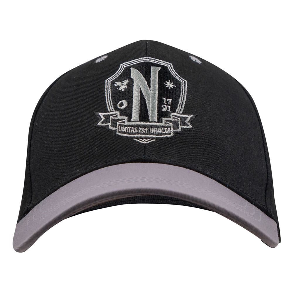 Wednesday Black Nevermore Academy Curved Bill Cap