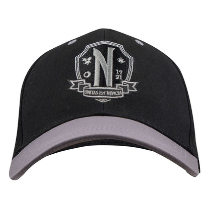 Wednesday Black Nevermore Academy Curved Bill Cap