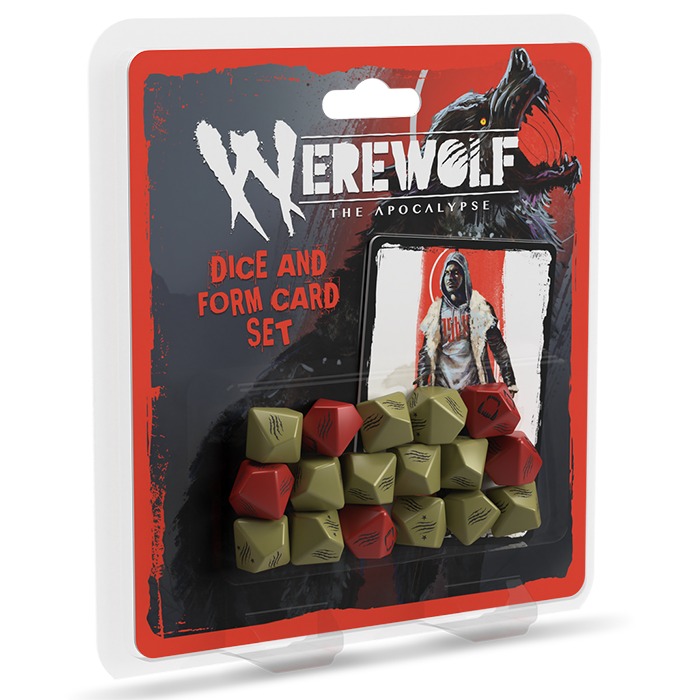 Werewolf The Apocalypse RPG 5th Edition: Dice And Form Card Set