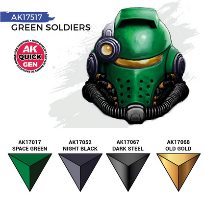 AK Interactive: Quick Gen: Green Soldiers Set