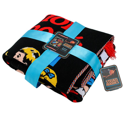 Steven Rhodes: Let's Summon Demons Knitted Blanket