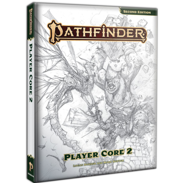 Pathfinder RPG: Pathfinder Player Core 2 Sketch Cover – Mutant Dice Games