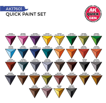 AK Interactive: Quick Gen: Quick Paint Set 36
