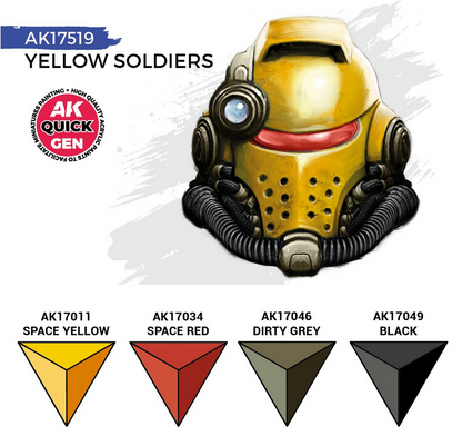 AK Interactive: Quick Gen: Yellow Soldiers Set