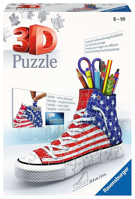 American Flag Trainer 216 piece 3D Jigsaw Puzzle