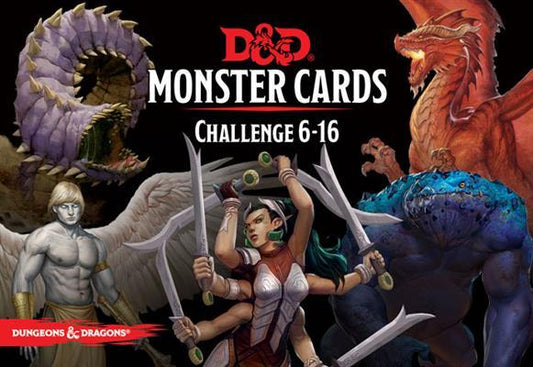 D&D Monster Cards Challenge 6-16