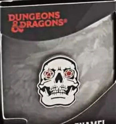 Dungeons and Dragons Enamel Pin Badge - Skull