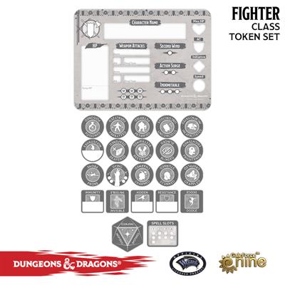 Fighter Token Set (Player Board & 23 tokens)