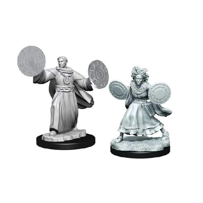 Human Graviturgy and Chronurgy Wizards Female: Critical Role Unpainted Miniatures (W1)