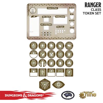 Ranger Token Set (Player Board & 23 tokens)