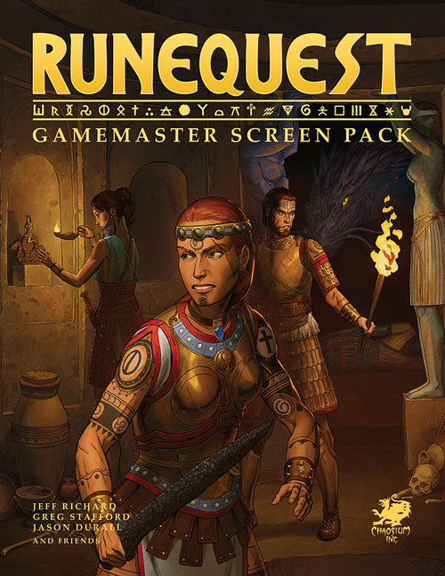 RuneQuest RPG Roleplaying in Glorantha: Gamemaster Screen Pack