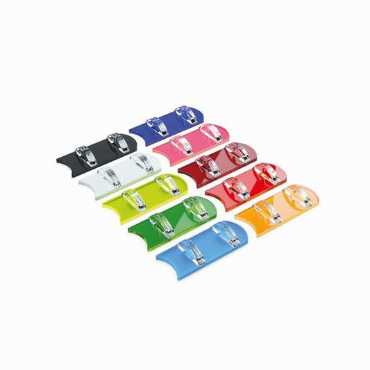 Set of 10 Card Stands: Multicoloured