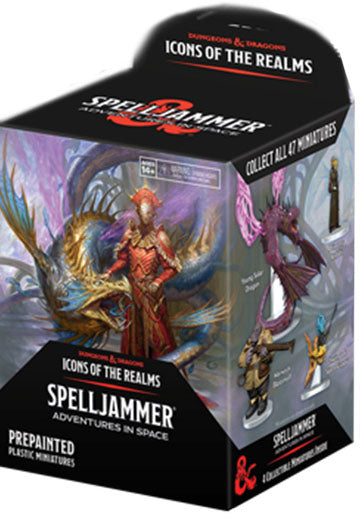 Spelljammer Adventures in Space Booster Box: D&D Icons of the Realms Miniatures