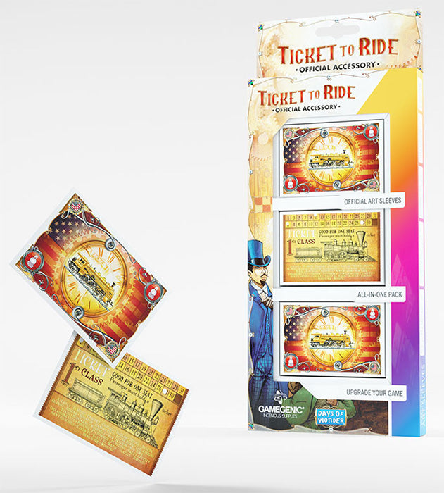 Ticket To Ride Art Sleeves - Classic