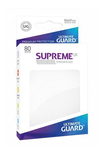 Ultimate Guard Supreme UX Sleeves Standard Size White (80)