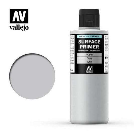 Vallejo Acrylic Polyurethane - Primer Grey 200ml
