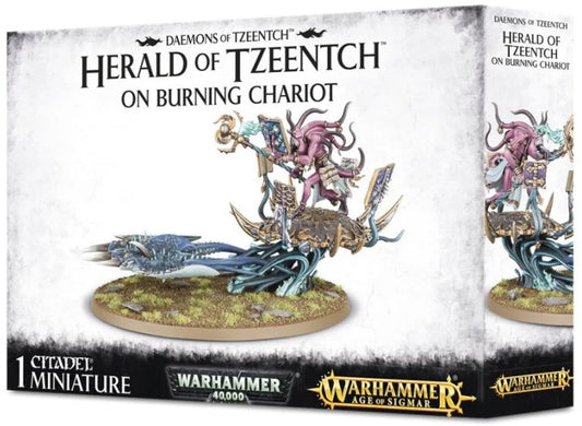 Herald Of Tzeentch On Burning Chariot