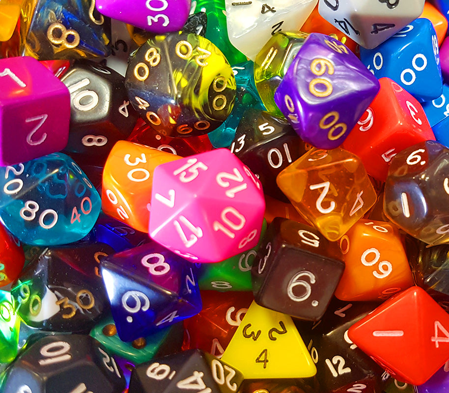Individual Dice - Random Colour – Mutant Dice Games
